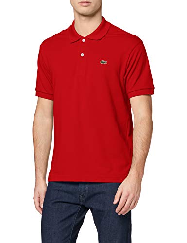 Lacoste L1212, Polo Para Hombre, Rojo (Rouge), Medium (Talla del fabricante: 4)