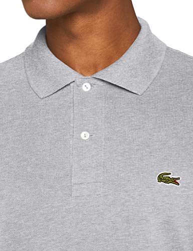 Lacoste L1313 Polo, Gris (Argent Chine), S (Talla del Fabricante: 3) para Hombre