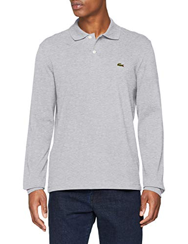 Lacoste L1313 Polo, Gris (Argent Chine), S (Talla del Fabricante: 3) para Hombre