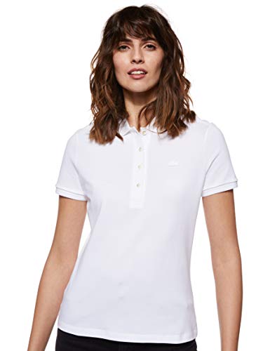 Lacoste PF5462 Polo, Blanco (Blanc), 34 para Mujer