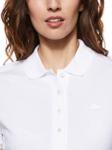 Lacoste PF5462 Polo, Blanco (Blanc), 34 para Mujer