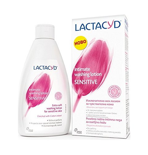 Lactacyd Intimate Wash Sensitive-Enriched with Natural Lactic Acid & Cotton Extract 200ml by Lactacyd