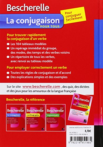 Le coffret Bescherelle: La conjugaison pour tous, La grammaire pour tous, L'orthographe pour tous (Bescherelle français)