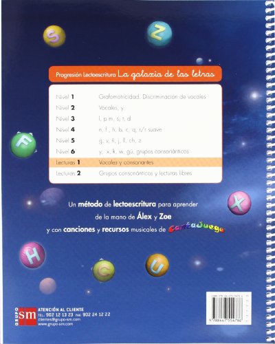 Lecturas 1. La galaxia de las letras - 9788467554786