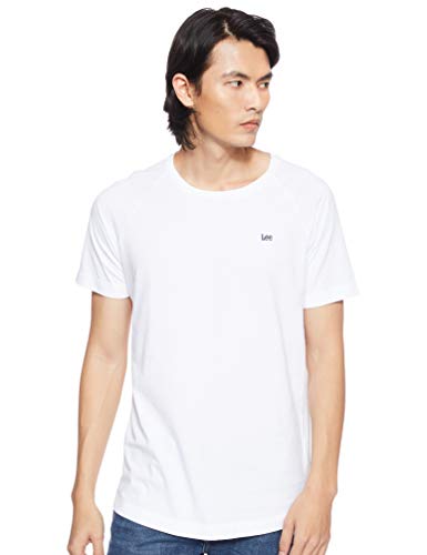 Lee Trend Fit Tee, Camiseta para Hombre, Blanco (Bright White Lj), Small