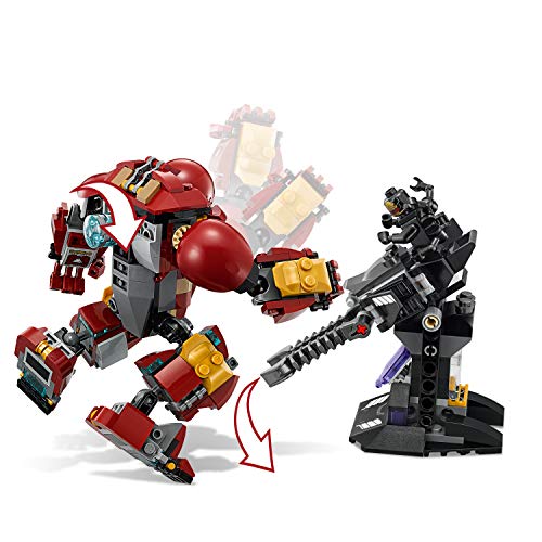 LEGO Super Heroes - Incursión Demoledora del Hulkbuster, Juguete de Construcción de la Armadura de Iron-Man (76104)