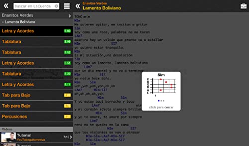 Letras y Acordes de Guitarra