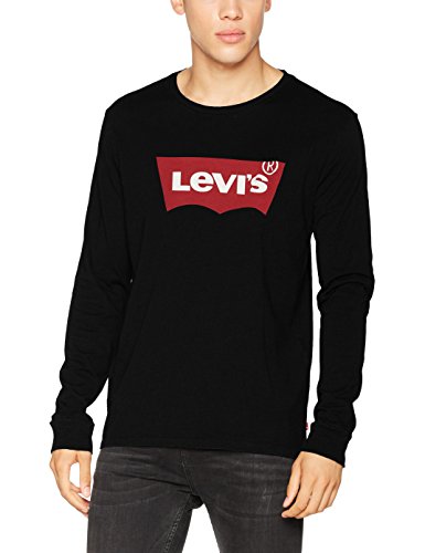 Levi's Graphic tee-B Camiseta, Negro (Hm LS Better Black 0013), Medium para Hombre