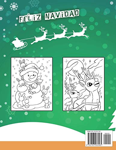 Libro de Navidad: Libro de colorear de Navidad para niños | Volumen 3 | 40 divertidas imágenes para colorear divertidas | 80 páginas | 8,5" x 11"