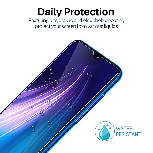 LϟK 3 Pack Protector de Pantalla para Xiaomi Redmi Note 8, Cristal Vidrio Templado Premium Xiaomi Redmi Note 8 [Dureza 9H] [Funda Compatible] [Anti-Arañazos] [Sin Burbujas] [Kit Fácil de Instalar]