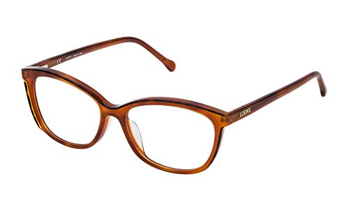 Loewe VLWA06M530ADP Monturas de gafas, Dark Havana+Light Havana, 55 Unisex