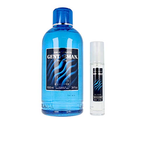 Luxana Gentleman For Men Agua de Tocador Lote 2 Pz 1000+50 ml