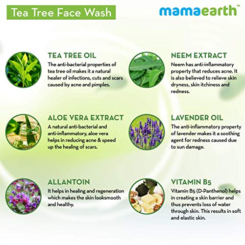 Mamaearth Tea Tree Face Wash,100 ml