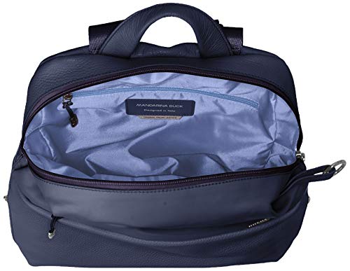 Mandarina Duck Athena, Mochila para Mujer, Azul (Blu/Dress Blue), 10x21x28.5 cm (B x H x T)