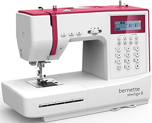 Máquina de coser Bernette Patchen para colchas, patchwork y 197 programas profesionales con ordenador 8 en 1 