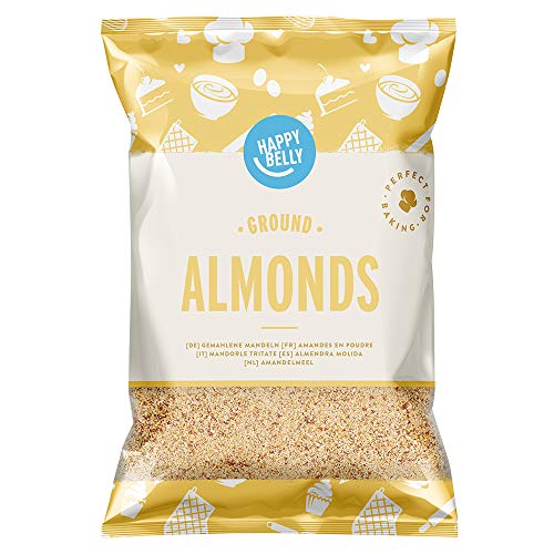 Marca Amazon - Happy Belly Almendras molidas 200gr x 5