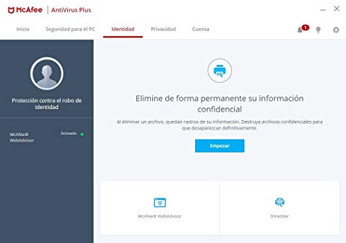 McAfee AntiVirus Plus 2020 - Antivirus | 10 Dispositivos | Suscripción de 1 año | PC/Mac/Android/Smartphones | Código de activación por correo