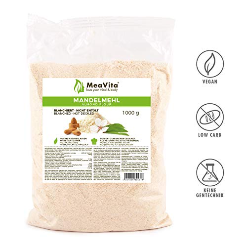 Meavita Harina De Almendras Natural, Blanqueada, En Bolsa, 1 Paquete (1 X 1000 g)