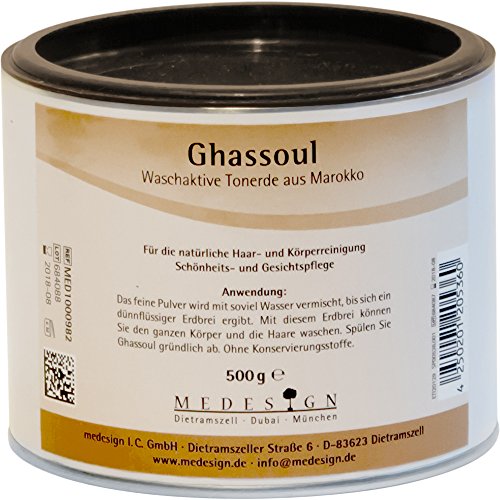 medesign Ghassoul, Paquete 1er (1 x 500g)