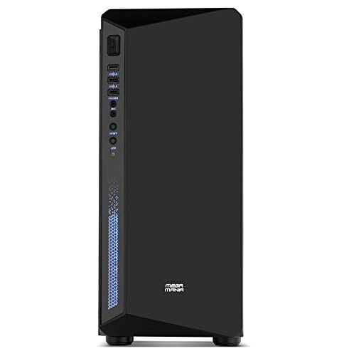 Megamania PC Ordenador de Sobremesa Intel Core i9 9900K (8 Núcleos up to 5Ghz) | 16GB DDR4 | SSD 480GB + 1TB HDD Esclavo | VGA Intel UHD 4K MultiScreen | WiFi 1200MPS | USB 3.1 y Tipo C(i9 9900K)