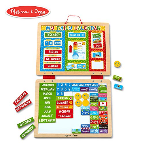 Melissa & Doug - Mi Primer Calendario magnético, en inglés (19253)