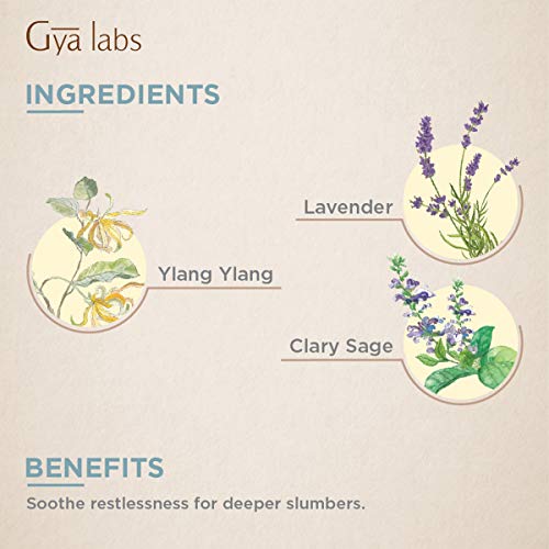 Mezcla de aceites esenciales para dormir - Grado terapéutico para difusor, relajación y calma - Lavanda, Ylang Ylang, Clary Sage -10ml (0.34 oz)