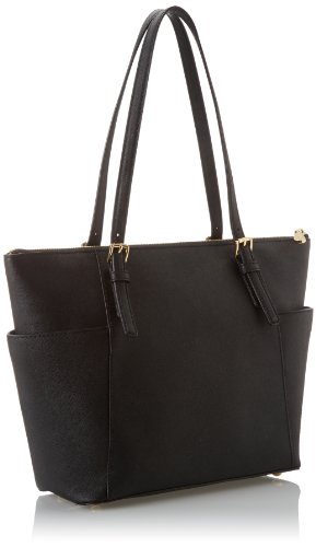 Michael Kors Jet Set Item East West Top Zip, Bolso totes para Mujer, Negro (Black), 11.4x25.4x38.1 centimeters (W x H x L)