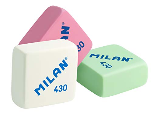 Milan 430 - Caja de 30 gomas de borrar, miga de pan