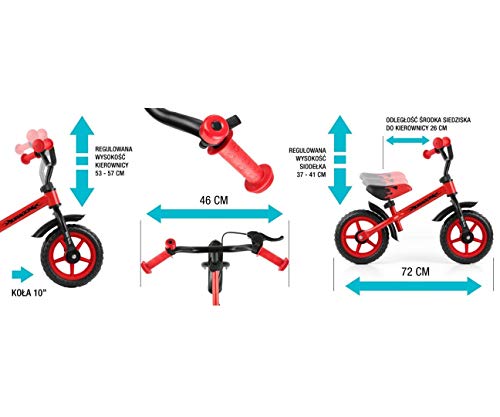 Milly Mally Dragon Braked Balance Bike