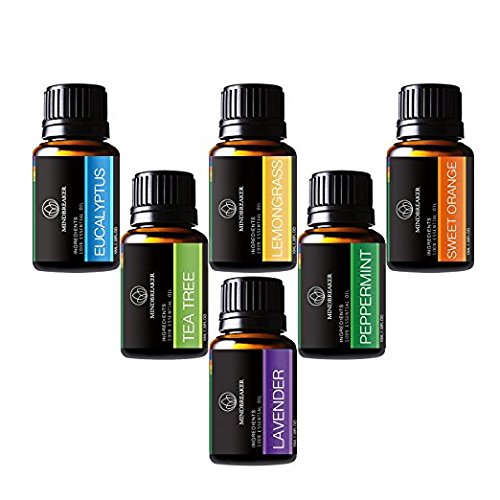 Mindbreaker - Aceites esenciales para aromaterapia bio - Set de 6 botellas (serie tradicional)