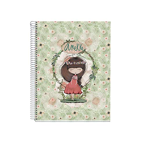 Miquelrius 46410 Cuaderno A5 120 Cuadrícula Anekke Nature