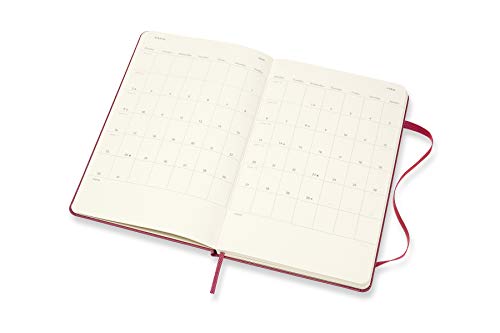 Moleskine 2019-20 Weekly - Agenda Cuaderno Semanal de 18 Meses 2019/2020, Rosa, Tamaño Grande 13 x 21 cm, 208 Páginas (AGENDAS 18 MOIS)