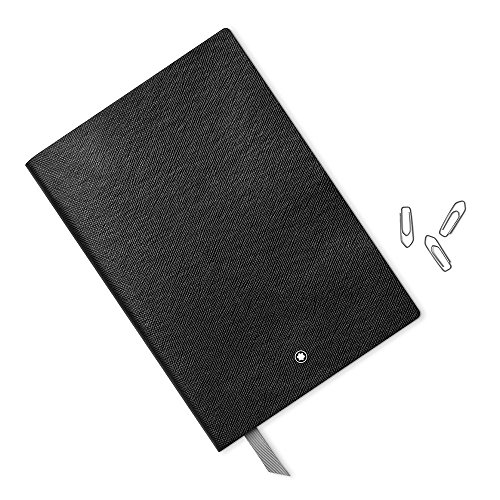 Montblanc 113637 Cuaderno Fine Stationery #146 – Bloc cuadriculado A5, negro