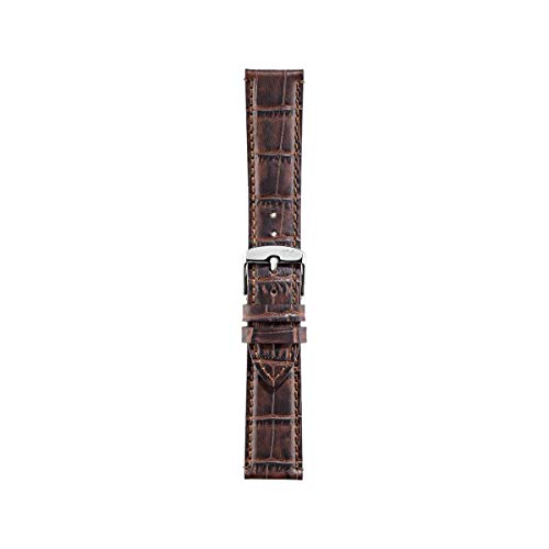 Morellato Correa de Reloj Unisex, Colección MANUFATTI, Mod. Modigliani, de Cuero auténtico de Becerro - Grano aligátor - A01X4807B95