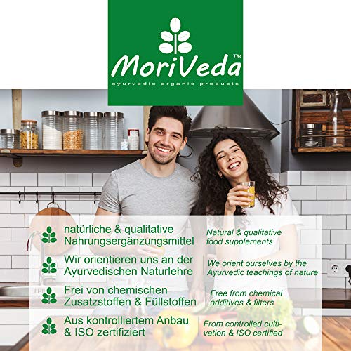 Moringa 250g polvo de hoja, oleifera PREMIUM PLUS alimentos crudos certificada (1x250g)