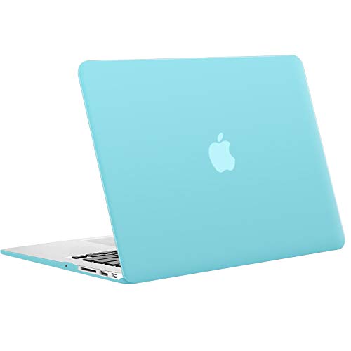 MOSISO Funda Dura Compatible con MacBook Air 13 Pulgadas (A1369 / A1466, Versión 2010-2017), Ultra Delgado Carcasa Rígida Protector de Plástico Cubierta, Turquesa