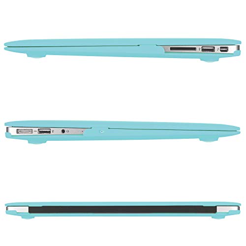 MOSISO Funda Dura Compatible con MacBook Air 13 Pulgadas (A1369 / A1466, Versión 2010-2017), Ultra Delgado Carcasa Rígida Protector de Plástico Cubierta, Turquesa