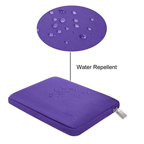 MOSISO Funda Protectora Compatible con 13-13.3 Pulgadas MacBook Air/MacBook Pro/Ordenador Portátil, Bolsa Blanda de Neopreno Agua Repelente con Pequeño Caso, Ultra Violeta