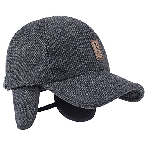 MRACSIY Gorra de béisbol Unisex Gorras de béisbol Gris 56-60cm