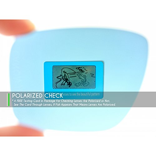 Mry 4 paires polarisées Lentilles de remplacement pour Oakley Square Wire New 2006 Sunglasses-stealth Noir/rouge Feu/ICE Bleu/argent Titane