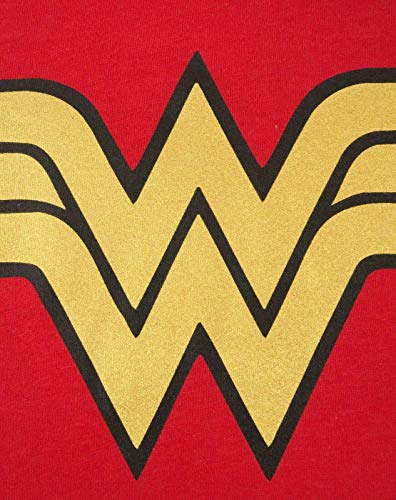 Mujer Maravilla DC Comics metálico Logotipo de Las Mujeres superhéroe Camiseta