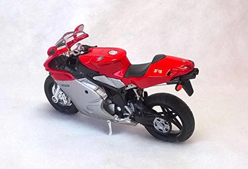 MV AGUSTA F4S F4 S F4 Rot silber 1/18 Welly modellmotorrad Modell MOTORRAD