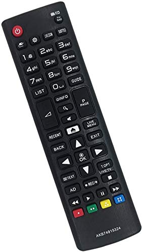 MYHGRC Nuevo Control Remoto de reemplazo Control Remoto para LG AKB74915324 Ajuste para LG Smart TV con Pantalla LCD - No se Requiere configuración TV Control Remoto Universal