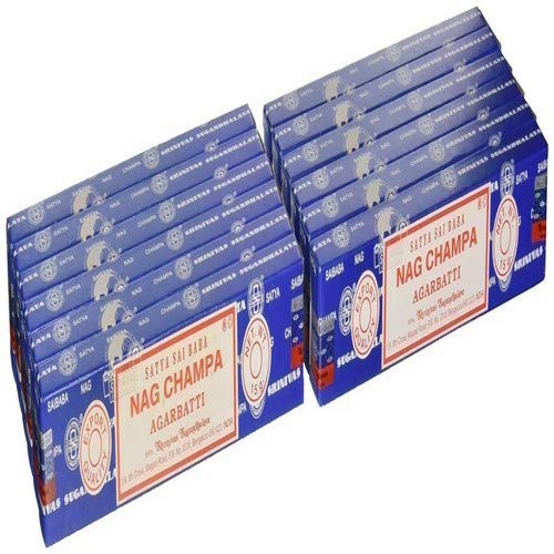 Nag Champa 1401 - Paquete de palitos de incienso 15 g x 12 paquetes