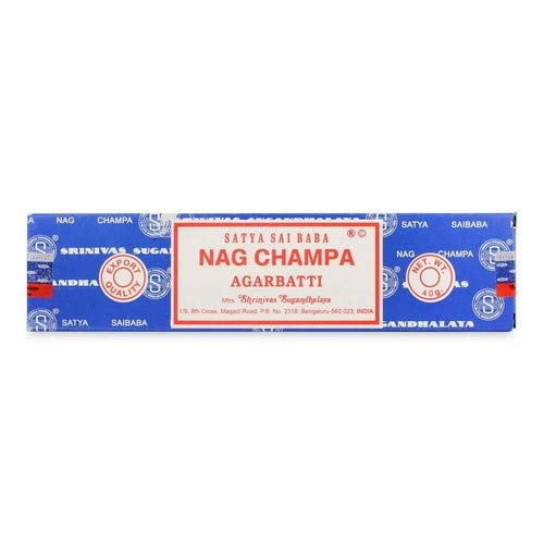 Nag Champa 1401 - Paquete de palitos de incienso 15 g x 12 paquetes