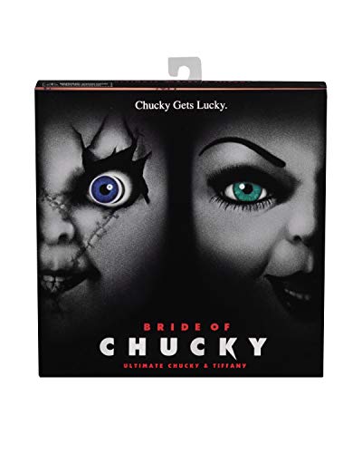 NECA- Chucky, el muñeco diabólico Pack 2 Figuras Ultimate Chucky & Tiffany, Multicolor (NECA42114)