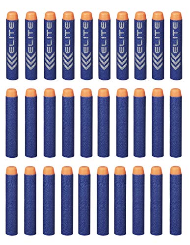 Nerf-A0351 Ner Elite Pack, 30 Dardos, Color Azul, Rojo (Hasbro A0351)