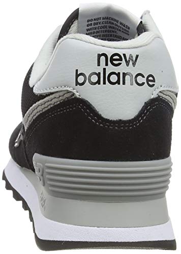 New Balance Mujer 574v2 Core, Zapatillas Negro (Black), 37.5 EU