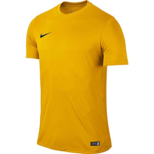 Nike SS YTH Park Vi JSY Short Sleeve Top, Niños, Amarillo (University Gold/Negro), M