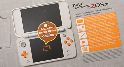 Nintendo New 2DS XL - Consola Portátil, Color Blanco y Naranja